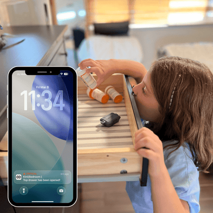 Kini SafeAlert - Wi - Fi Tamper Alert Device with Real - Time SMS, Email & Push Notifications - Kinisium LLC